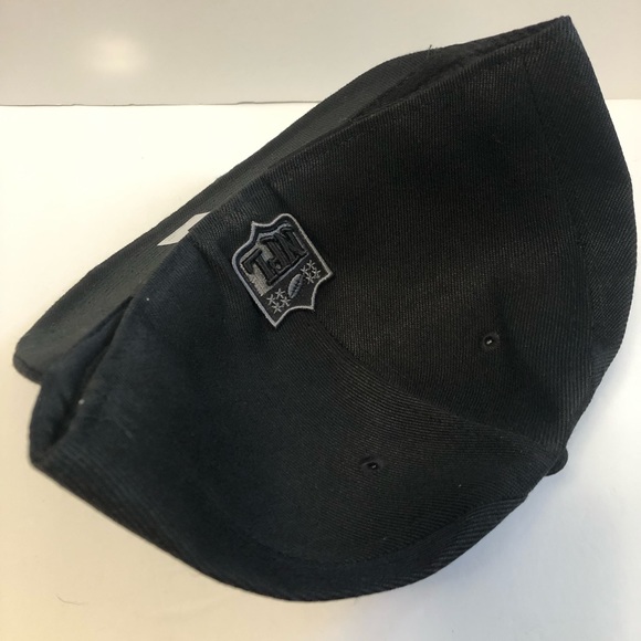 NWT Seattle Seahawks Fitted Hat Special Blackout Edition - Picture 4 of 4